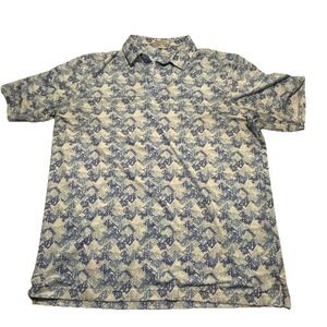 Straight Down brand Golf Polo Mountain High design Mens XL Summer Performance